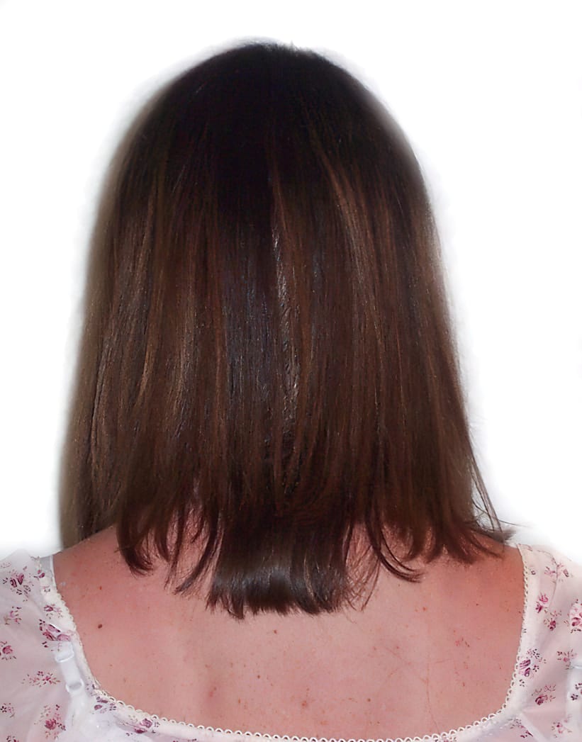 Before Picture - Classic Mid-Length MG Hair Extensions